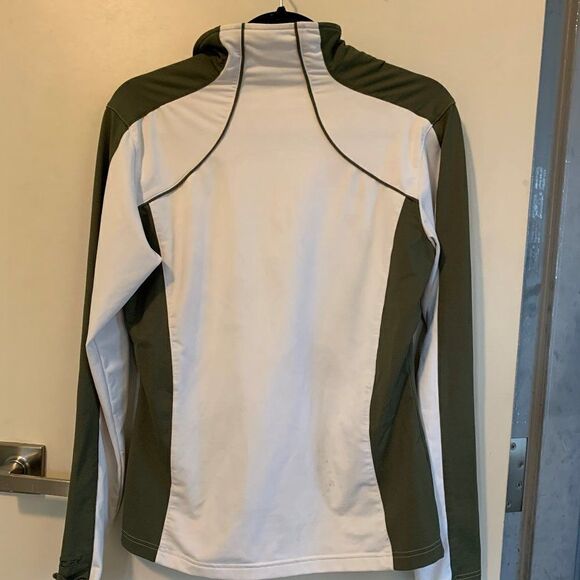 Spyder athletic wear long sleeve top women's size 12 zip mock turtleneck, EUC - Picture 2 of 14